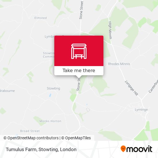 Tumulus Farm, Stowting map
