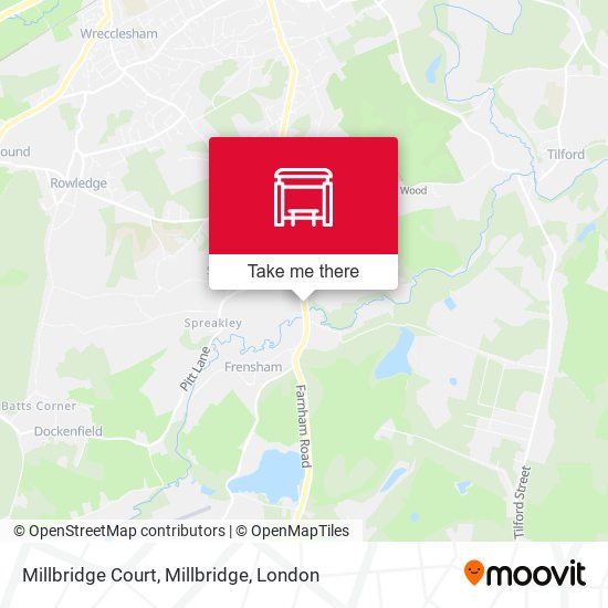 Millbridge Court, Millbridge map