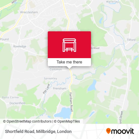 Shortfield Road, Millbridge map