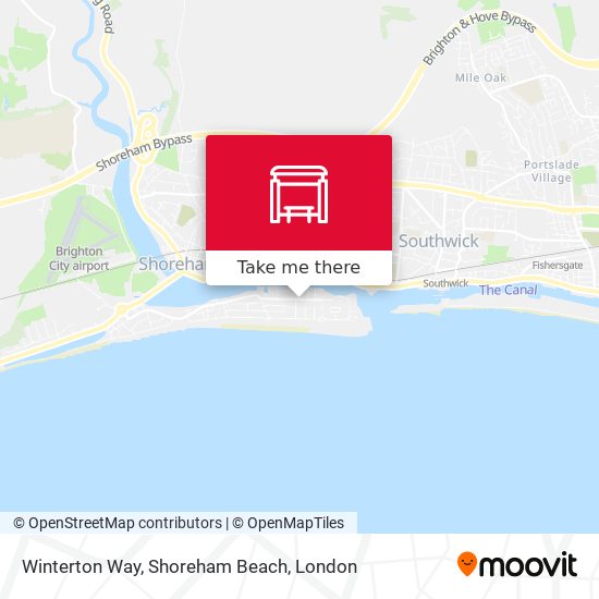 Winterton Way, Shoreham Beach map