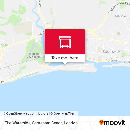 The Waterside, Shoreham Beach map