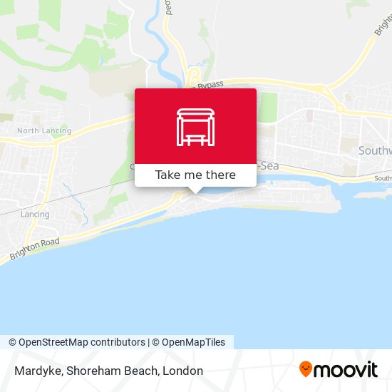 Mardyke, Shoreham Beach map