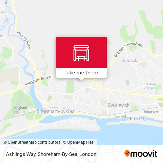 Ashlings Way, Shoreham-By-Sea map