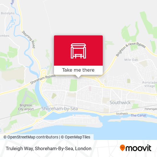 Truleigh Way, Shoreham-By-Sea map