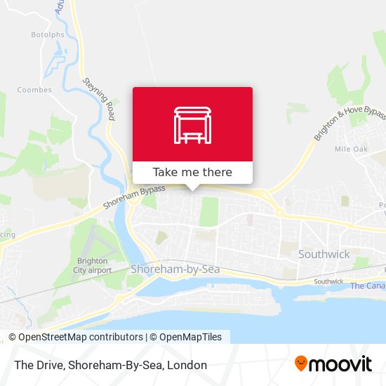 The Drive, Shoreham-By-Sea map