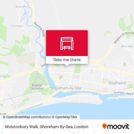 Wolstonbury Walk, Shoreham-By-Sea map