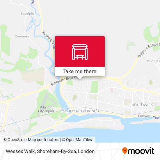 Wessex Walk, Shoreham-By-Sea map