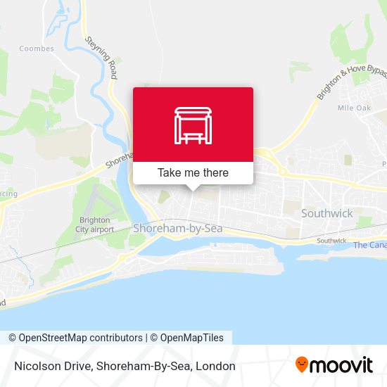 Nicolson Drive, Shoreham-By-Sea map