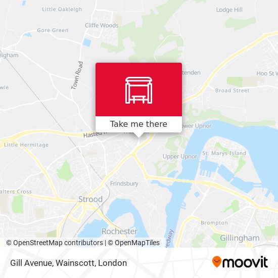 Gill Avenue, Wainscott map