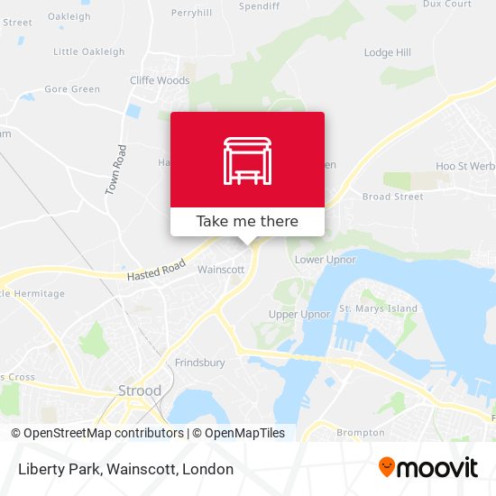 Liberty Park, Wainscott map