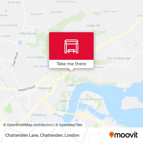 Chattenden Lane, Chattenden map