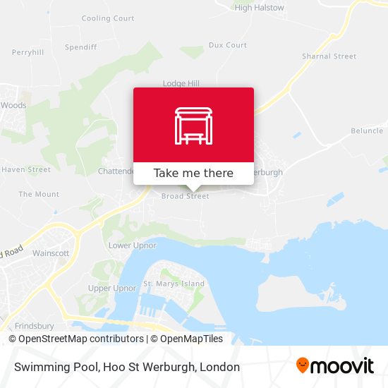 Swimming Pool, Hoo St Werburgh map