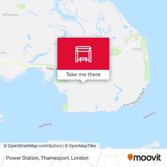 Power Station, Thamesport map