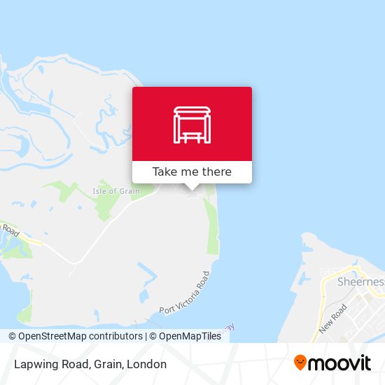 Lapwing Road, Grain map