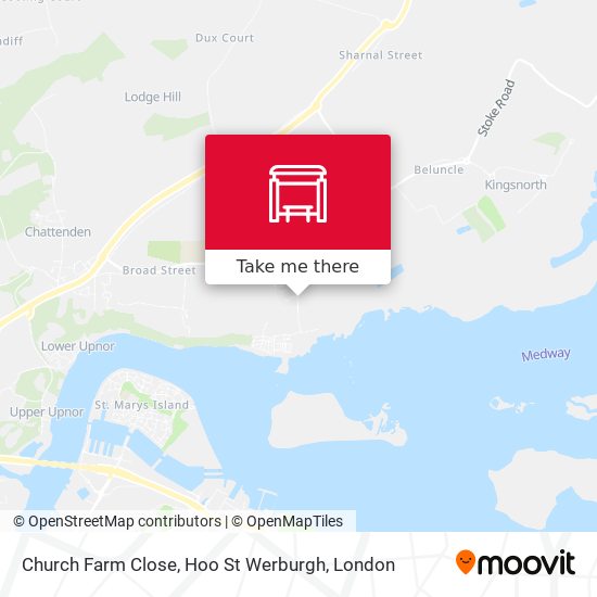 Church Farm Close, Hoo St Werburgh map