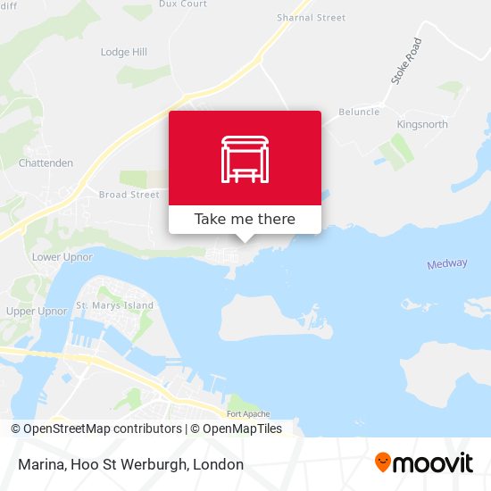 Marina, Hoo St Werburgh map