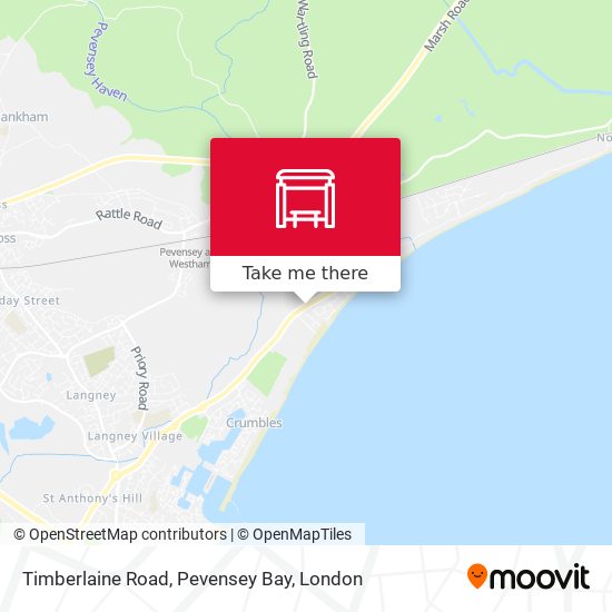 Timberlaine Road, Pevensey Bay map