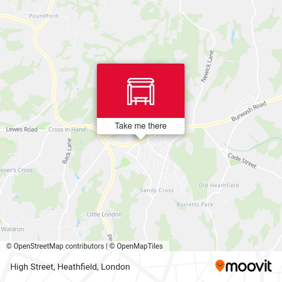 High Street, Heathfield map