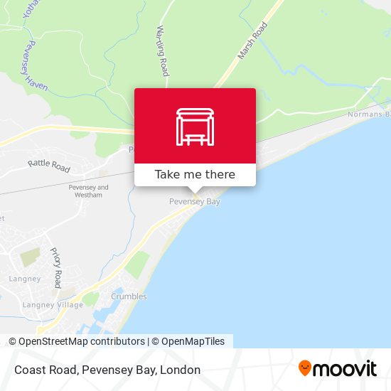 Coast Road, Pevensey Bay map