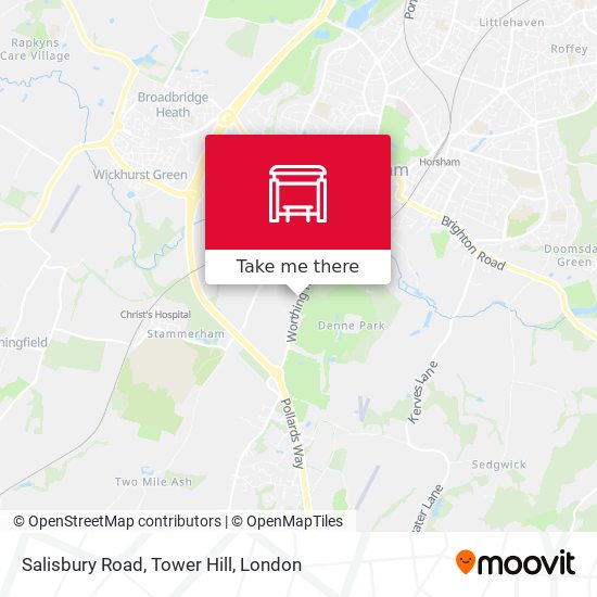 Salisbury Road, Tower Hill map