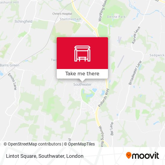 Lintot Square, Southwater map