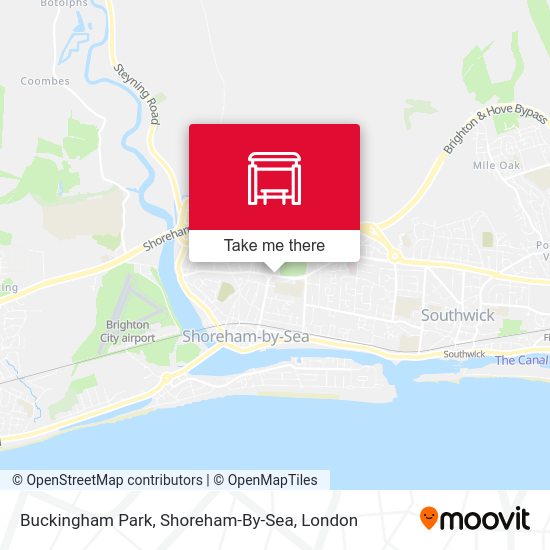 Buckingham Park, Shoreham-By-Sea map