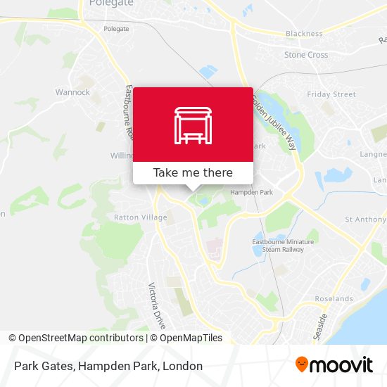 Park Gates, Hampden Park map