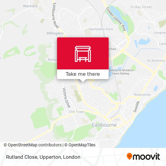 Rutland Close, Upperton map