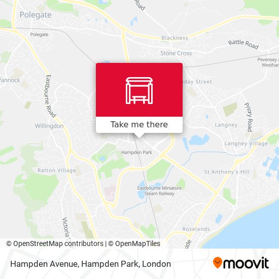 Hampden Avenue, Hampden Park map