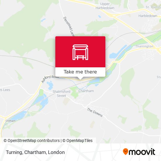 Turning, Chartham map