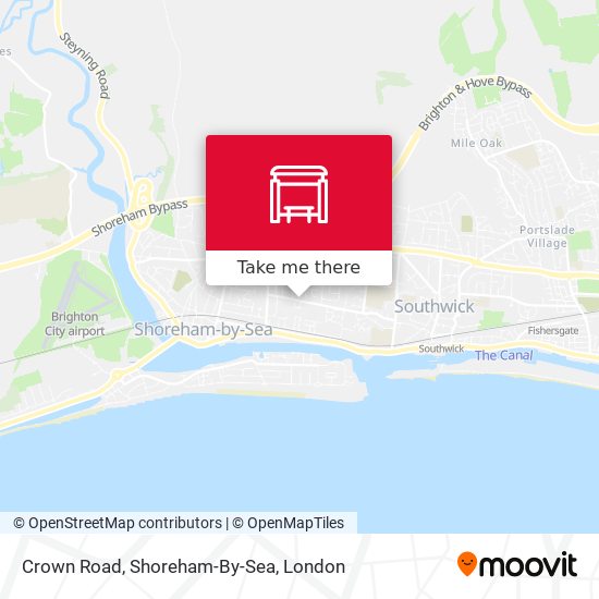 Crown Road, Shoreham-By-Sea map
