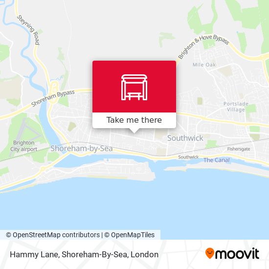 Hammy Lane, Shoreham-By-Sea map