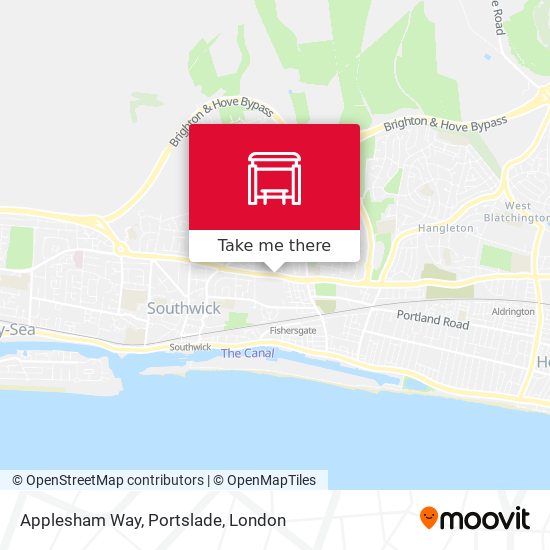 Applesham Way, Portslade map