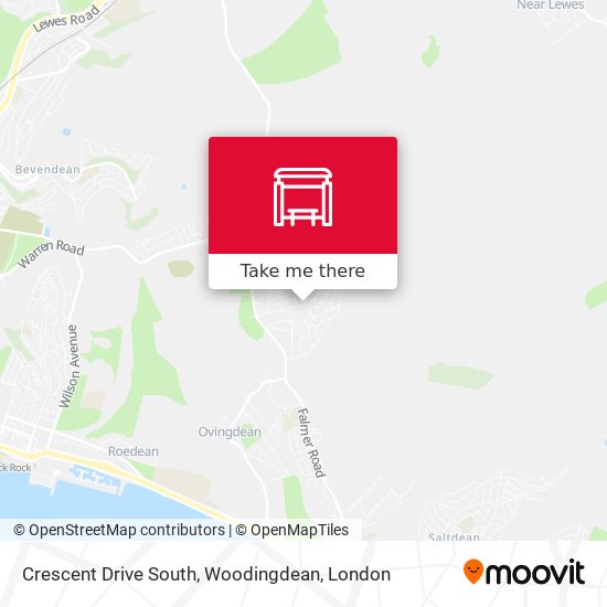 Crescent Drive South, Woodingdean map
