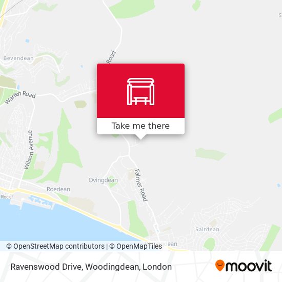 Ravenswood Drive, Woodingdean map