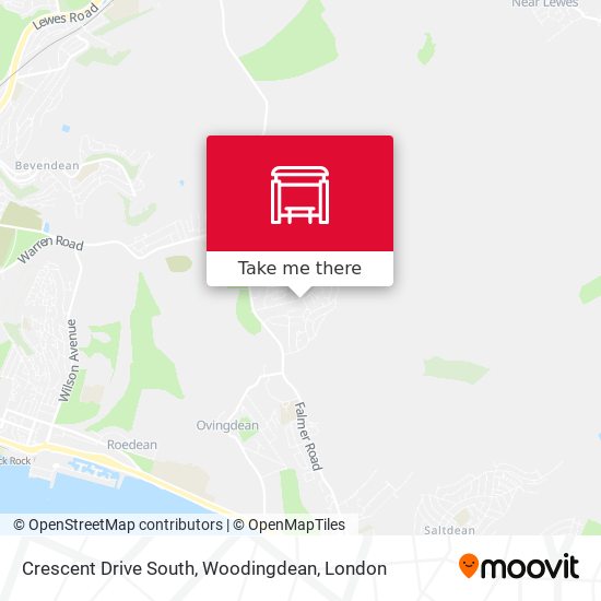 Crescent Drive South, Woodingdean map