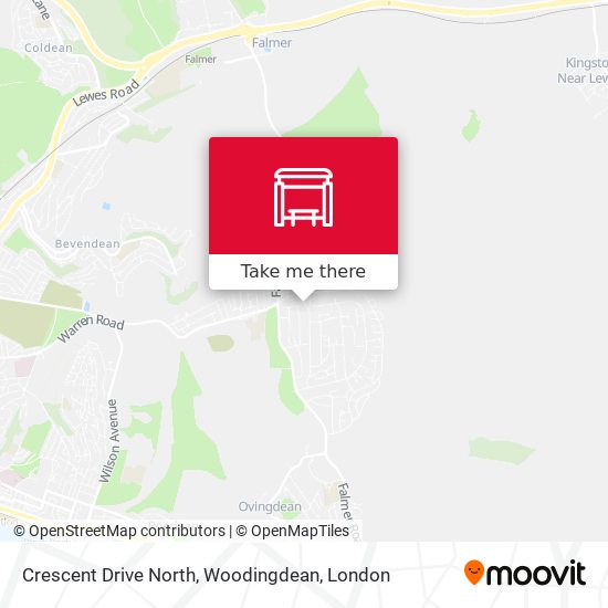 Crescent Drive North, Woodingdean map