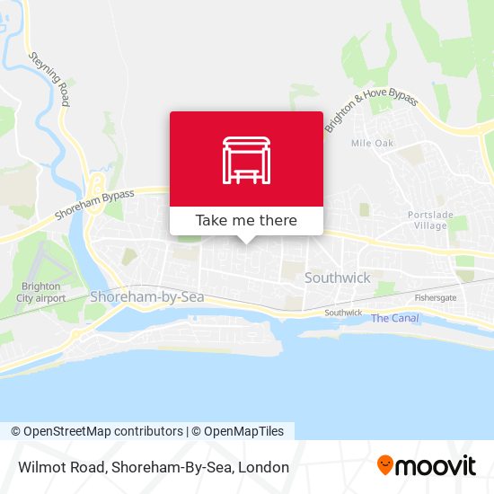 Wilmot Road, Shoreham-By-Sea map