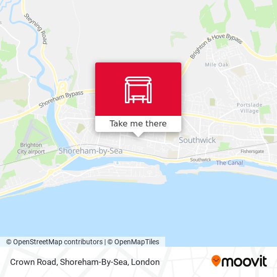 Crown Road, Shoreham-By-Sea map