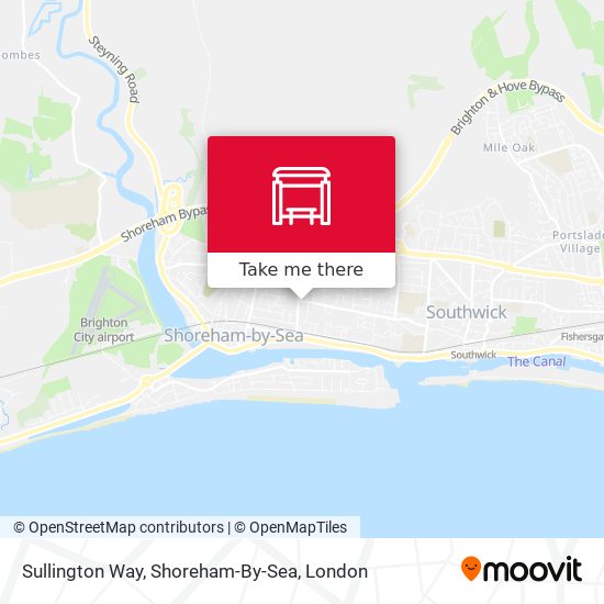 Sullington Way, Shoreham-By-Sea map