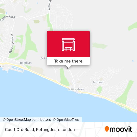 Court Ord Road, Rottingdean map