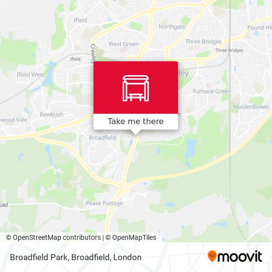 Broadfield Park, Broadfield map