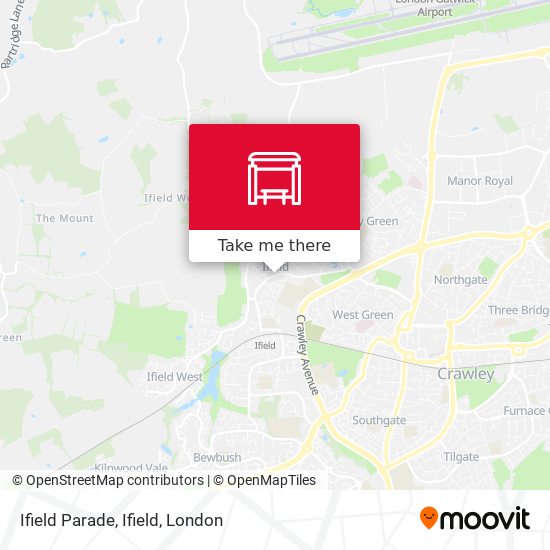 Ifield Parade, Ifield map
