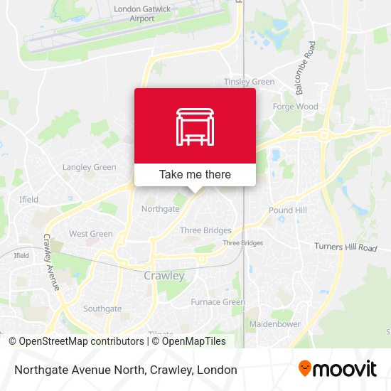 Northgate Avenue North, Crawley stop Routes, Schedules, and Fares