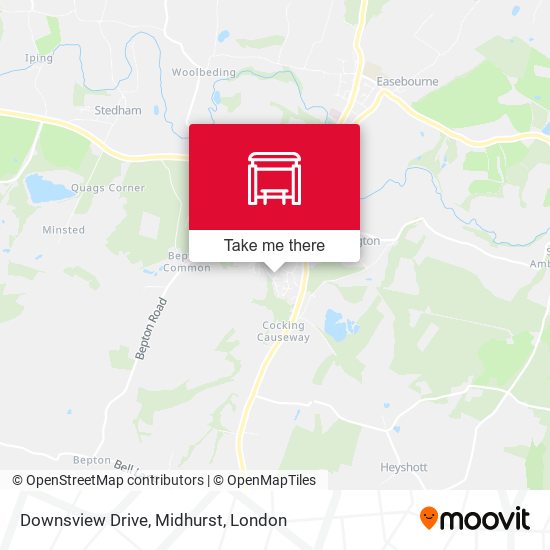 Downsview Drive, Midhurst map