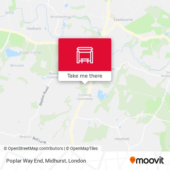 Poplar Way End, Midhurst map