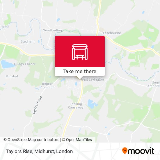 Taylors Rise, Midhurst map