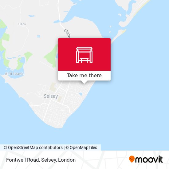 Fontwell Road, Selsey map