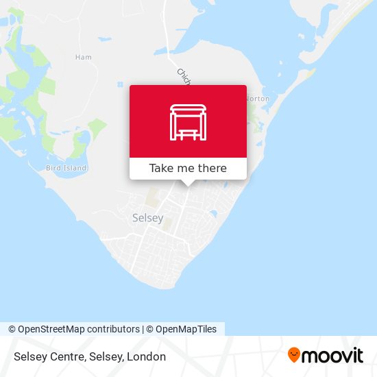 Selsey Centre, Selsey map