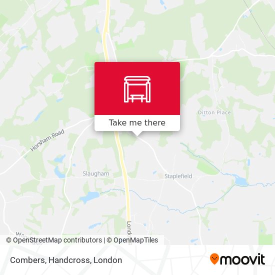Combers, Handcross map